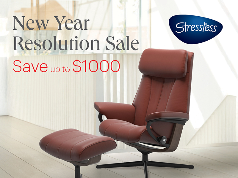 Stressless New Year Resolution Sale